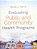 Evaluating Public And Community Health Programs-.. - Imagem 1