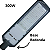 Luminária Led 300W Smd IP67 Base Redonda uso geral - Imagem 1