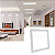 Painel Plafon Led 18W Embutir Quadrado - Imagem 3
