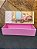 Caixa  MDF rosa retangular decorada com decoupage lambreta rosa. - Imagem 1