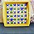 Bandeja MDF amarela decorada com azulejo - Imagem 1