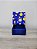 Caixa MDF azul decorada com tecido Pequeno Príncipe - Imagem 1
