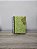 Caderno Personalizado universitário 200 folhas tecido verde folhagem e aplique MDF pássaros no galho - Imagem 1