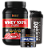 Whey 100% Morango 900g + Creatina Pura 150g + 1x Coqueteleira (Brinde) - Imagem 1