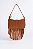BOLSA BOHO DE FRANJAS EM COURO CAMURÇA | PATRICE - Imagem 5