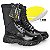 Coturno Rico Militar - Patriota - Preto - COM ZÍPER - SOLADO EXCLUSIVO - Imagem 3