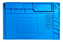 Manta Magnética Antiestática de Silicone Azul 300x450mm - S-160G para Reparos Eletrônicos - Imagem 1