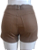 Short Feminino de Sarja Com Bolsos e Zíper Tamanho 38/40. - Imagem 2