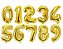 Balão Metalizado Dourado Números Festa - Imagem 2