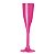 Taça Acrílica Champagne 120ml Rosa Pink Pacote 4un Strawplast - Imagem 2