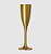 Taça Acrílica Champagne 120ml Dourada Pacote 4un Strawplast - Imagem 2