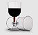 Taça Acrílica para Vinho 260ml Transparente Pacote 4un Strawplast - Imagem 2