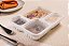Bandeja 1225ml Branca 4 Divisões Galvanotek G-324 SF c/ 10un - Imagem 2