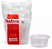 Kit Pote Redondo com Tampa 200ml Prafesta PP Pacote 24un - Imagem 1