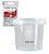 Kit Pote Redondo com Tampa 350ml Cristalcopo PP Pacote 25un - Imagem 2