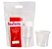 Kit Pote Redondo com Tampa 750ml Prafesta PP Pacote 24un - Imagem 1