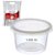 Kit Pote Redondo com Tampa 1000ml Cristalcopo PP Pacote 25un - Imagem 2