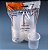 Kit Pote Redondo com Tampa 2000ml G-315/2000 SF c/ 20un Galvanotek Pra Levah - Imagem 2