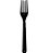 Garfo Forte Preto Strawplast Pacote 50un - Imagem 2
