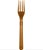Garfo Forte Dourado Strawplast Pacote 50un - Imagem 2