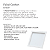 Painel Plafon Embutir Branco Recuado Avant Comfort BQ 24W 265x265mm 6500K - Imagem 6