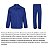Uniforme Profissional CalÇa E Camisa Jaleco Brim Azul Royal - Imagem 2