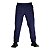 Calça De Brim 1/2 Elástico Azul Marinho Uniforme De Trabalho - Imagem 1