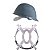 Capacete Aba Frontal Avant  Com Jugular    Camper Cinza - Imagem 6