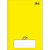Caderno Brochurao Capa Dura 1/4 D+ Amarelo 96 Folhas Tilibra - Imagem 1
