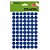 Etiqueta 5021az Redonda  13mm Azul  70 Etiquetas 12fls Colacril - Imagem 1