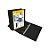 Fichario Personnalite 6 Cm A4 Preto com Visor Tranparente Hemon - Imagem 1