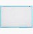 Quadro Branco Uv Soft Colors 60 X 40 Azul 4089 Stalo - Imagem 1