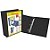 Fichario Personnalite 4cm A4 Preto com Visor Tranparente Hemon - Imagem 1