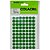 Etiqueta 6021VD Redonda com 70 Etiquetas Verde 13MM Colacril - Imagem 1