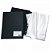 Pasta Catalogo com Visor 100 Envelopes Pvc Preta Polibras - Imagem 1