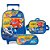 Kit Mochilete + Lancheira + Porta Lapis Super Wings Jett Azul Luxcel - Imagem 1