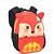 Mochila de Costas Infantil IS33501BC-LR Bichinhos Laranja Luxcel - Imagem 1