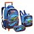 Kit Mochila com Rodas 17" MR42077 + Lancheira + Estojo Racing Team Seanite - Imagem 1