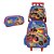 Kit Mochila com Rodinha + Lancheira + Porta Lapis Hot Wheels Monster Trucks - Imagem 1