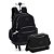 Kit Mochila com Carrinho + Lancheira UP4YOU Preta Luxcel - Imagem 1