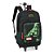 Mochila com Rodinhas Hulk Preta com Verde Luxcel - Imagem 1