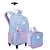 Kit Mochila com Rodas + Lancheira Lover Lilies Sestini - Imagem 1