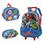 Kit Mochila + Lancheira + Porta Lapis Marvel Avengers Azul Luxcel - Imagem 1