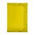 Pasta com Aba Oficio Fina Soft Amarela Polibras - Imagem 1