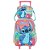 Kit Mochila C/ Rodas + Lancheira Ic42382sc-rs Stitch Rosa Luxcel - Imagem 1