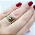 Anel  banhado a ouro 18k Cod 455 - Imagem 2