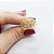 Anel  banhado a ouro 18k Cod 2006 - Imagem 3
