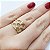 Anel  banhado a ouro 18k Cod 454 - Imagem 5