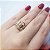 Anel  banhado a ouro 18k Cod 351 - Imagem 1