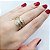 Anel  banhado a ouro 18k Cod 342 - Imagem 1